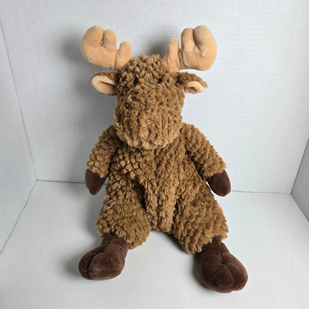 Mary Meyer Moose Brown Tan Plush Stuffed Animal Lovey